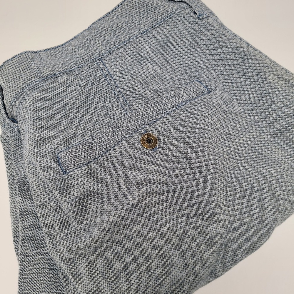 Retrofit Shorts Mens 32 Light Blue Excellent Textured Flat‎ Front BYR8-1020SMG1